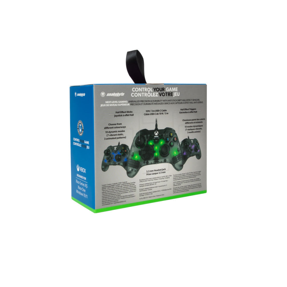 Snakebyte Xbox Series GamePad Pro X Licensed Video Game Controller with Hall Effect Sensors (Black)