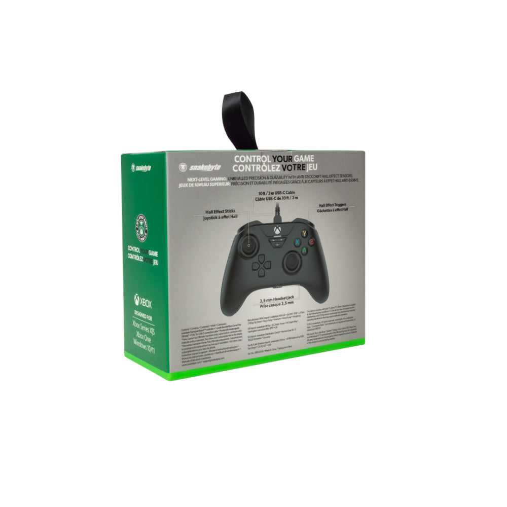 Snakebyte Officially Licensed Gamepad Base X Controller for Xbox Series X and PC (Black)