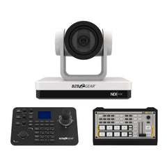 BZBGEAR 30x PTZ Camera Broadcast Kit with 4-Channel Mixer and Advanced Controller with Joystick
