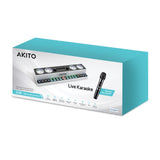 AKITO D40 Live Karaoke - Kosher Karaoke System with Portable 40W Speaker and Wireless Mic