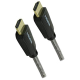 GE Pro Premium 6 Feet High-Speed HDMI Cable with Built-In Ethernet for 4K UltraHD (Silver, 2-Pack)