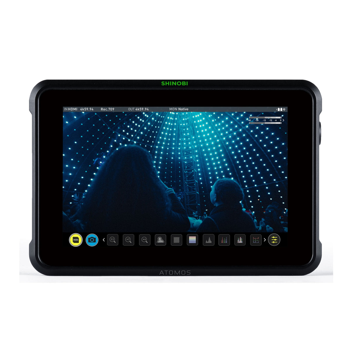 Atomos Shinobi 7-Inch 4K HDMI HDR Photo and Video Monitor with SSDmini (1TB), Power Kit, Bundle