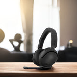 Sony INZONE H5 Wired and Wireless Gaming Headset (Black) with Metal Alloy Headphone Stand