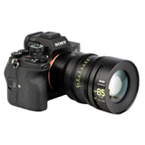 NiSi 85mm ATHENA PRIME Full Frame Cinema Lens T1.9 with 77mm Filter Thread (E Mount, Drop-in Filter)