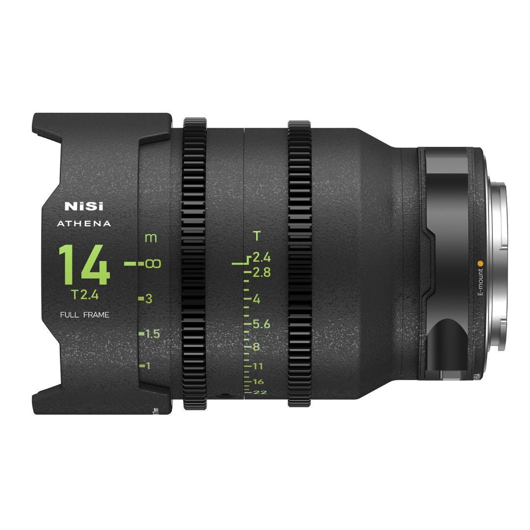NiSi 14mm ATHENA PRIME Full Frame Cinema Lens T2.4 with Large Aperture (E Mount, Drop-in Filter)