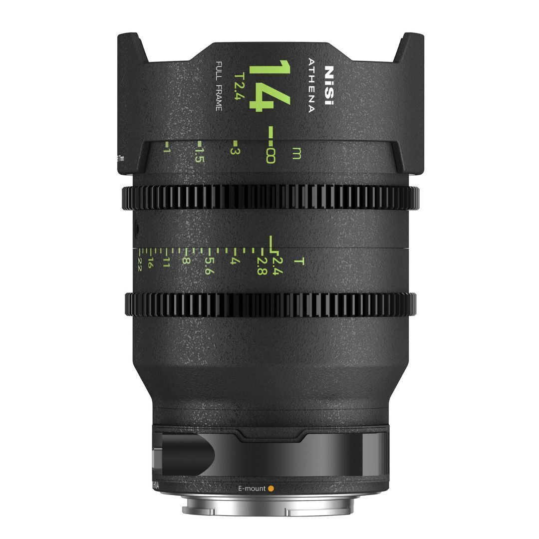 NiSi 14mm ATHENA PRIME Full Frame Cinema Lens T2.4 with Large Aperture (E Mount, Drop-in Filter)
