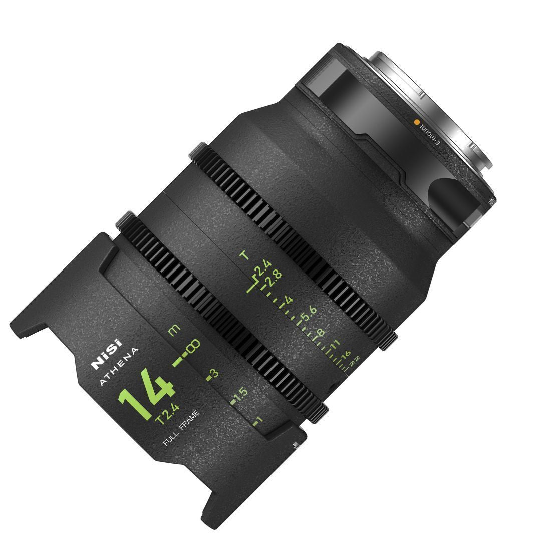 NiSi 14mm ATHENA PRIME Full Frame Cinema Lens T2.4 with Large Aperture (E Mount, Drop-in Filter)