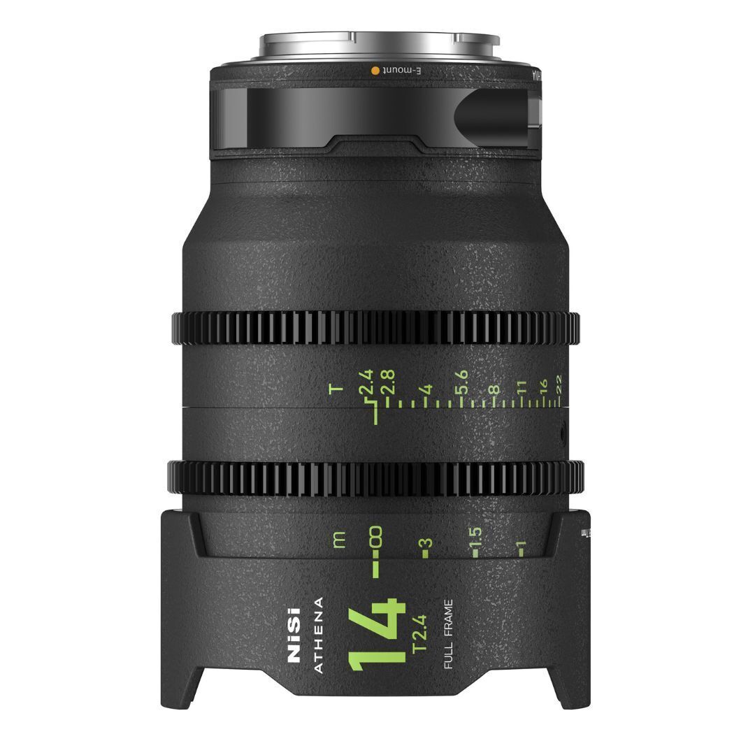 NiSi 14mm ATHENA PRIME Full Frame Cinema Lens T2.4 with Large Aperture (E Mount, Drop-in Filter)