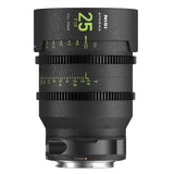 NiSi 25mm ATHENA PRIME Full Frame Cinema Lens T1.9 with 77mm Filter Thread (E Mount, Drop-in Filter)