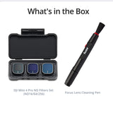DJI Mini 4 Pro ND Filters Set (ND 16/64/256) with Lens Cleaning Pen Bundle