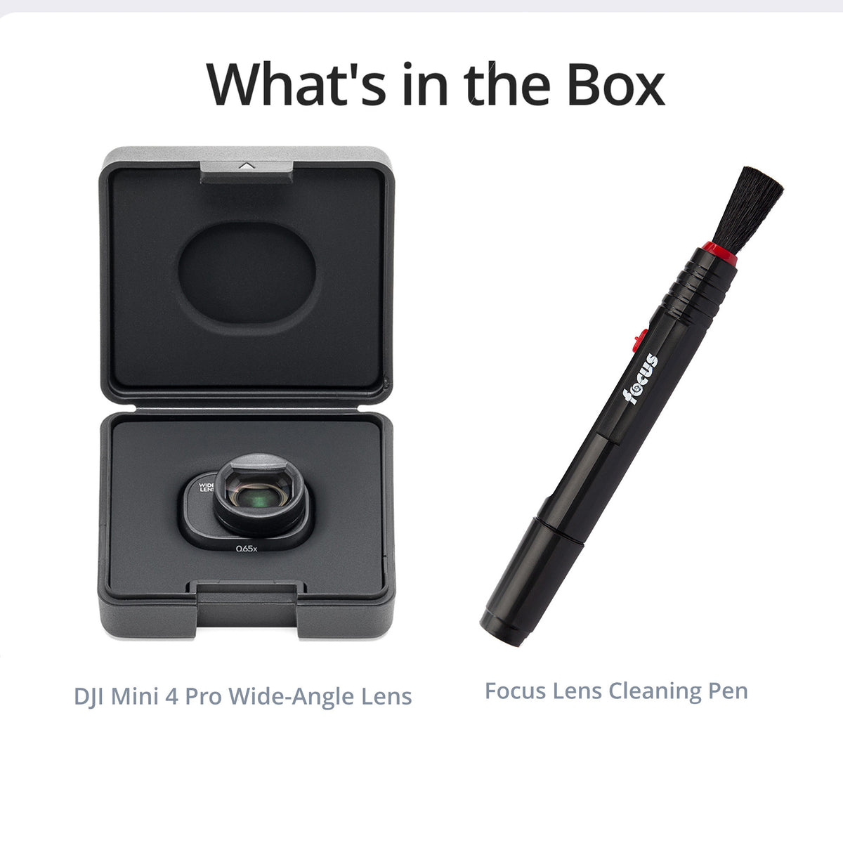 DJI Mini 4 Pro Wide-Angle Lens with Lens Pen - Expand your DJI Mini 4 Pro's Field Of View