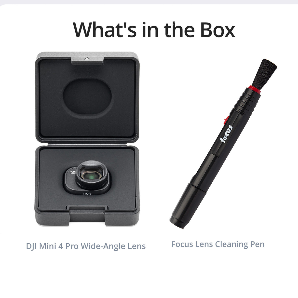 DJI Mini 4 Pro Wide-Angle Lens with Lens Pen - Expand your DJI Mini 4 Pro's Field Of View