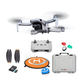 DJI Mini 2 SE Drone Flight Kit with Case, LED Light Flash, Propellers (2-Pairs), and 128GB MicroSDXC