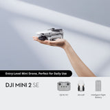 DJI Mini 2 SE Drone Flight Kit with Case, LED Light Flash, Propellers (2-Pairs), and 128GB MicroSDXC
