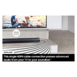 Samsung Q-series 3.1.2 ch. Soundbar Q600C Soundbar with Dolby Audio, Q-Symphony, and Adaptive Sound