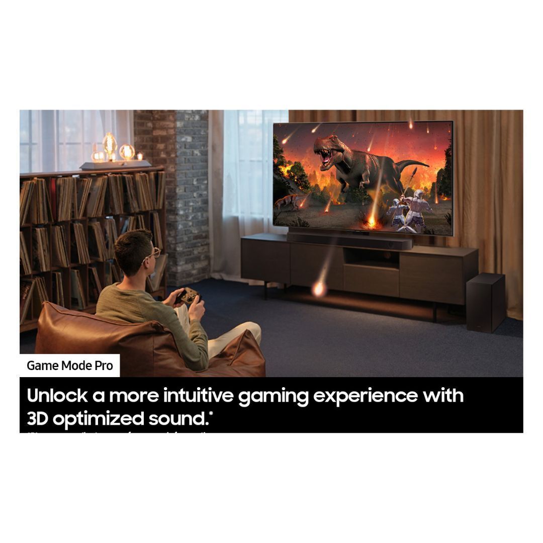 Samsung Q-series 3.1.2 ch. Soundbar Q600C Soundbar with Dolby Audio, Q-Symphony, and Adaptive Sound