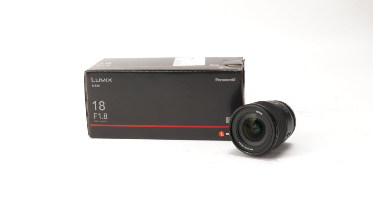 Panasonic Lumix S 18mm F1.8 Ultra-Wide (S-S18) Mirrorless Lens (Used)