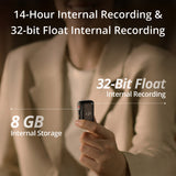 DJI Mic 2 with Two Condenser Lavalier Microphones - Compact Digital Wireless Microphone System
