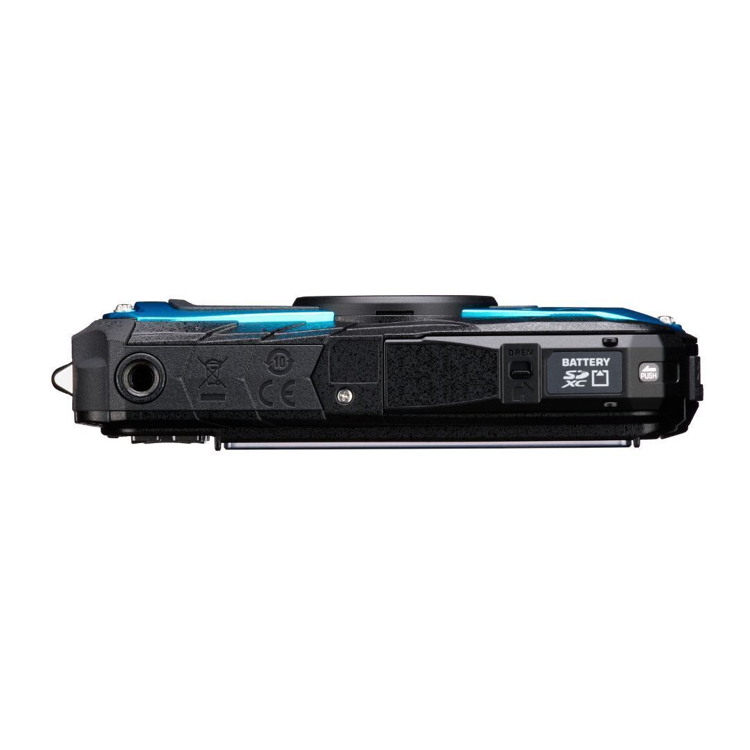 Ricoh Imaging PENTAX WG-90 Compact Camera with Tough Body Construction and Exceptional Image (Blue)