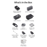 DJI Mic 2 - Professional Audio System (2 TX + 1 RX + Charging Case)  with Accessories Bundle