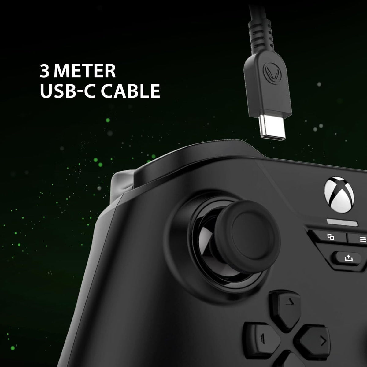 Snakebyte Officially Licensed Gamepad Base X Controller for Xbox Series X and PC (Black)