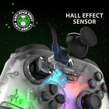Snakebyte GamePad Officially Licensed RGB X Controller for Xbox Series X and PC (Clear)
