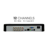 Lorex 4K 12 Channels (8 Wired and 4 Fusion Wi-Fi) 2TB Wired DVR System with Smart Deterrence Cameras