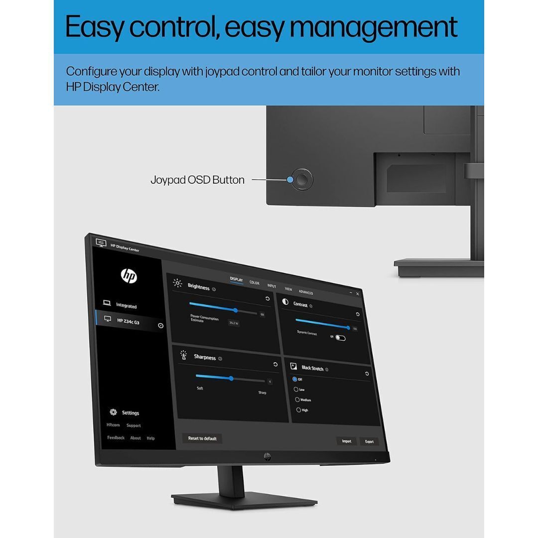 HP M27ha 27-Inch Widescreen IPS LED HD Display Monitor with Ultra-Wide Viewing Angles