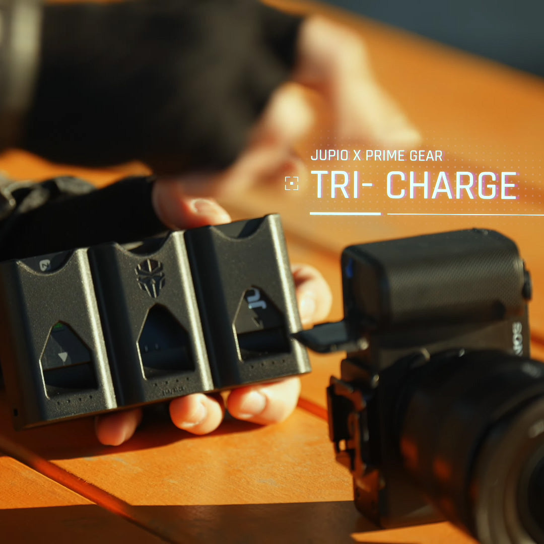 Sony Z-Series NP-FZ100 Rechargeable Battery Packs (2-pack) with Jupio x Pr1me Tri-Charger bundle