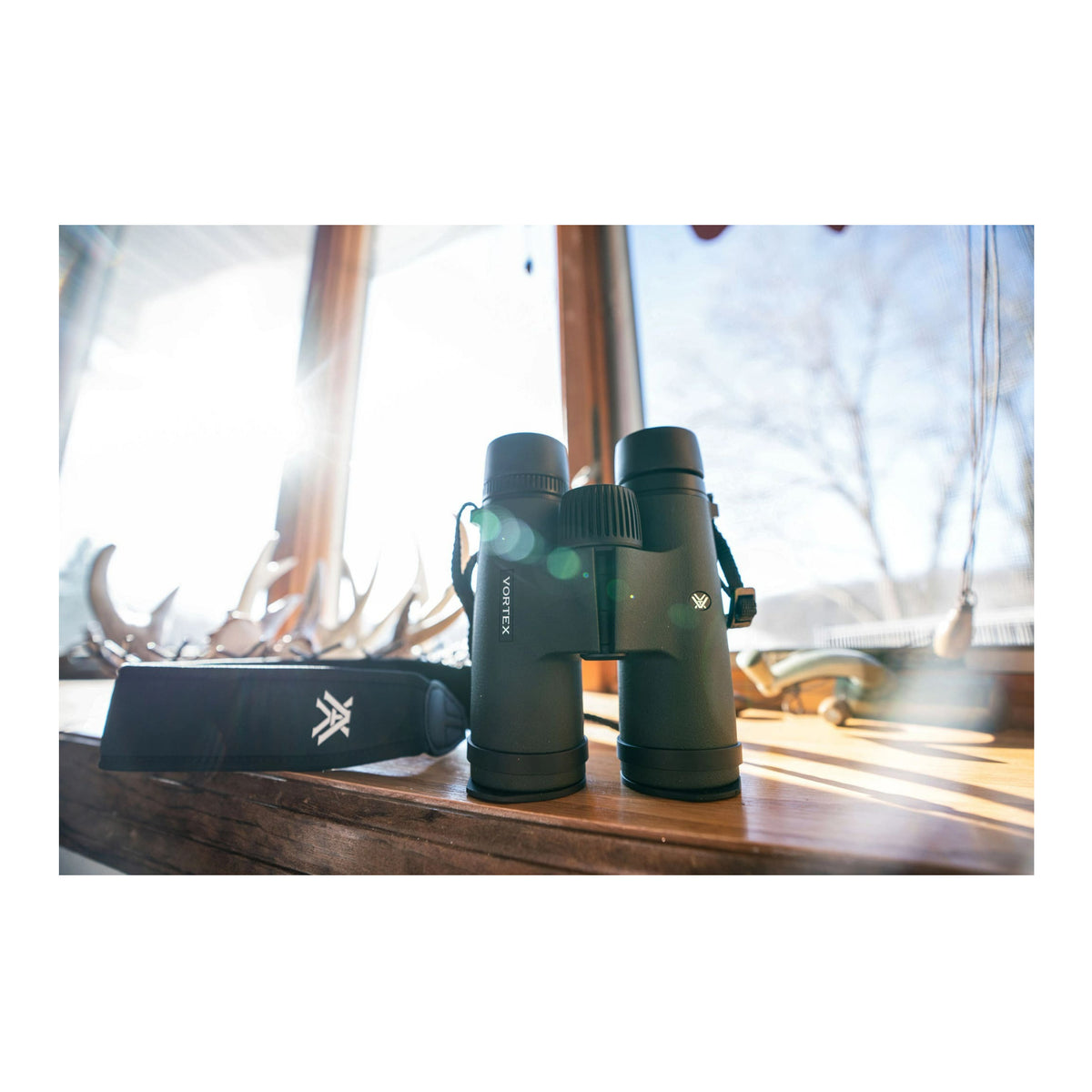 Vortex Triumph HD 10x42 Multi-Coated Lenses Binocular with Strap Bundle