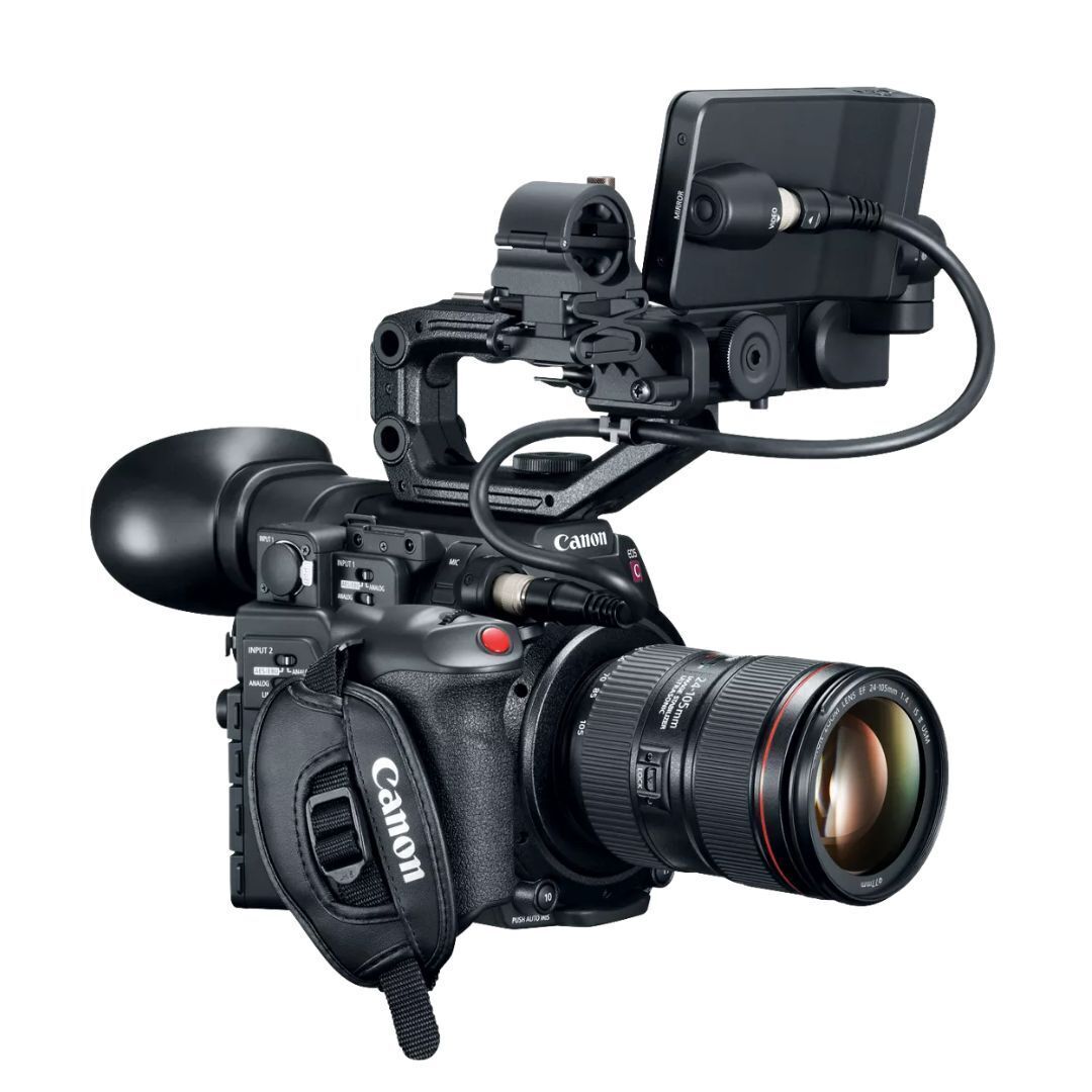 Canon EOS C200 Digital Cinema EF-Mount Camera with Built-In Electronic Viewfinder and LCD Monitor