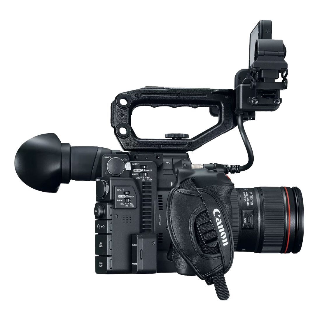 Canon EOS C200 Digital Cinema EF-Mount Camera with Built-In Electronic Viewfinder and LCD Monitor