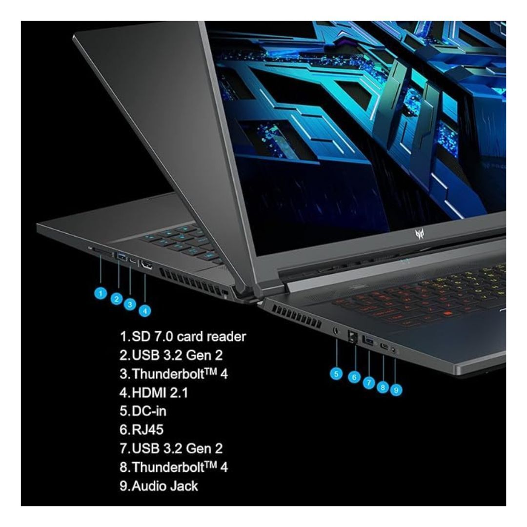 Acer Predator Triton 500 SE Gaming and Creator Laptop with 12th Gen Intel i9-12900H and RTX 3080 Ti