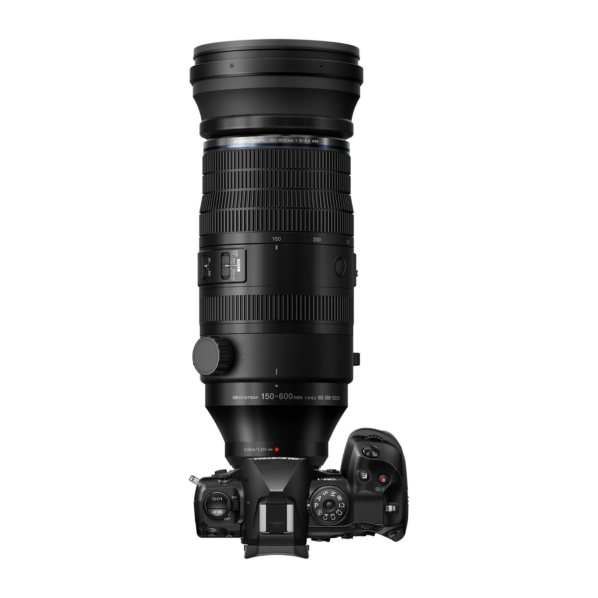 OM SYSTEM M.Zuiko Digital ED 150-600mm f/5-6.3 IS Lens (Micro Four Thirds)