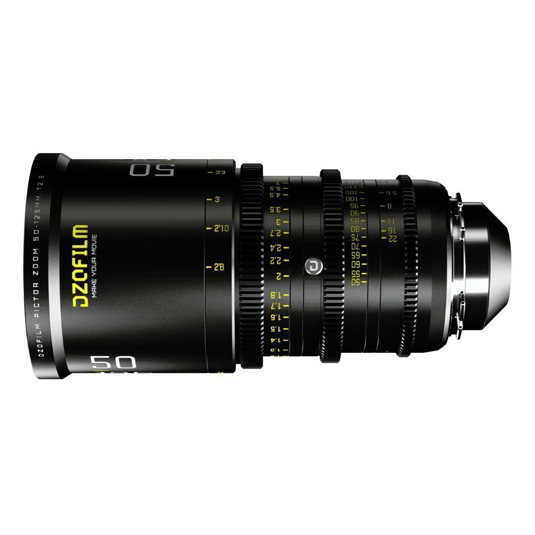 DZOFilm Pictor Zoom 50-125mm T2.8 Super 35 Parfocal Lens (PL Mount and EF Mount)