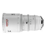 DZOFilm Pictor Zoom 14-30mm T2.8 Super 35 Parfocal Lens (PL and EF Mounts, White)