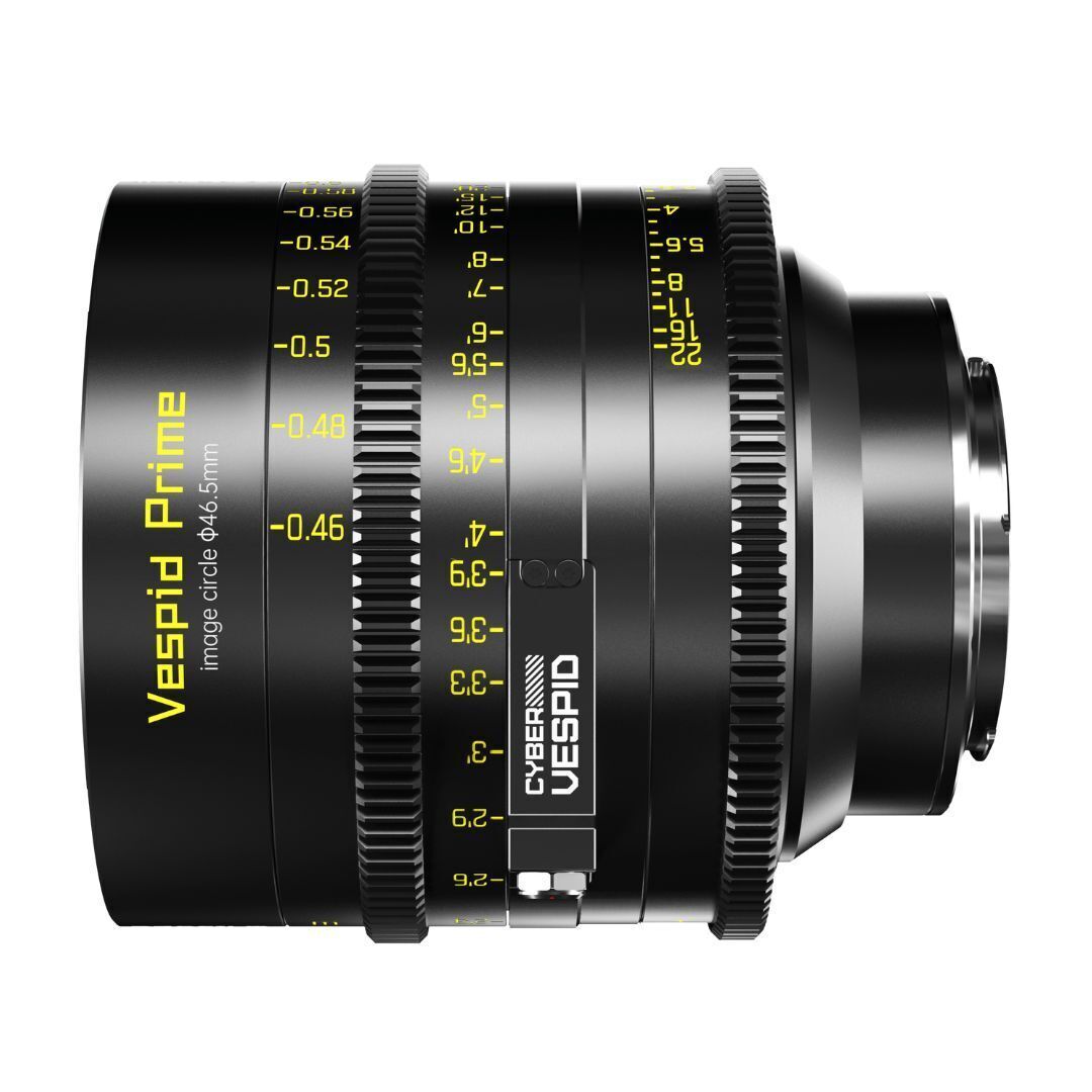 DZOFilm VESPID Cyber Full Frame 50mm T2.1 Prime Lens with Real-Time Transmission (PL and EF Mounts)