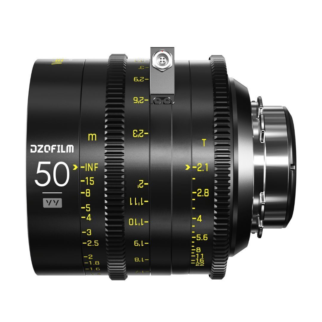 DZOFilm VESPID Cyber Full Frame 50mm T2.1 Prime Lens with Real-Time Transmission (PL and EF Mounts)
