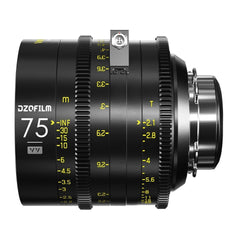 DZOFilm VESPID Cyber Full Frame 75mm T2.1 Prime Lens with Real-Time Transmission (PL and EF Mounts)