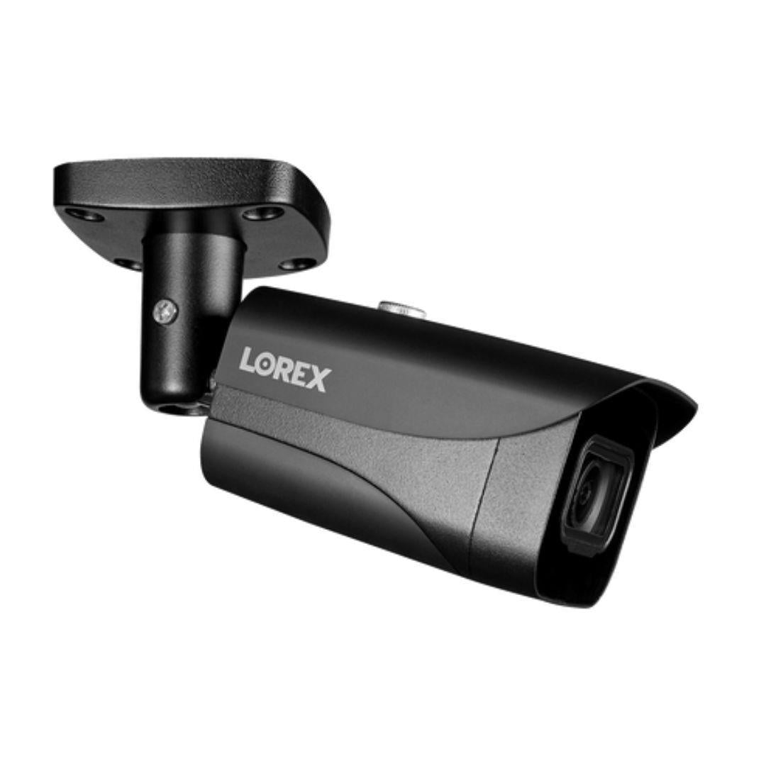 Lorex E841CAB 4K Ultra HD Outdoor Network Bullet Camera with Color Night Vision - Black, (2-Pack)