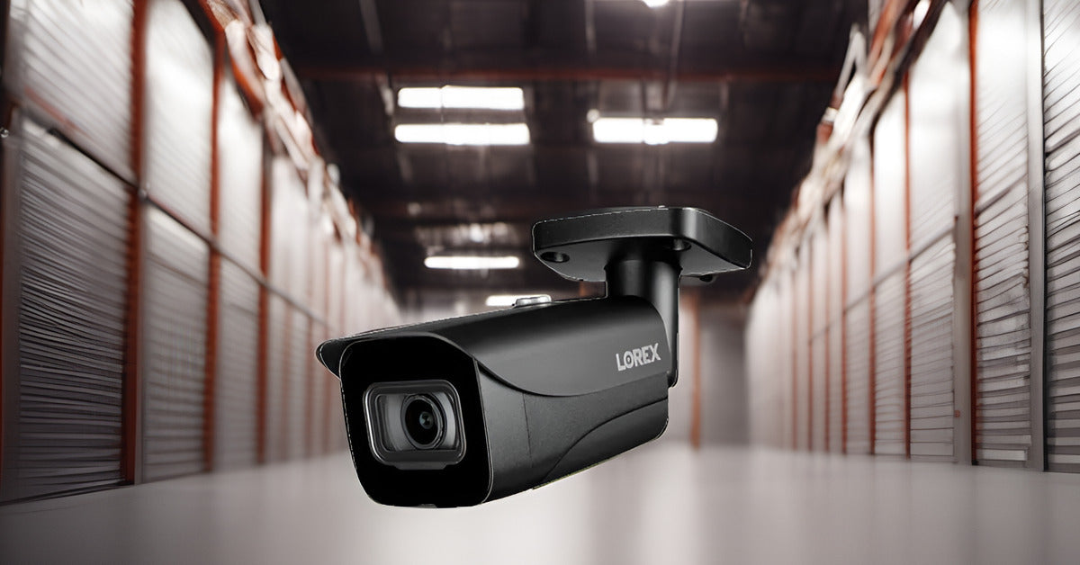 Lorex E841CAB 4K Ultra HD Outdoor Network Bullet Camera with Color Night Vision - Black, (4-Pack)