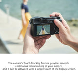 Sony Alpha a6100 APS-C Mirrorless Camera with 16-50mm and 55-210mm Lenses Accessory Bundle