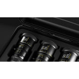 DZOFilm Pictor T2.8 Super35 Zoom 3-Lens Bundle 12-25mm, 20-55mm, 50-125mm PL and EF Mount (Black)