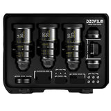 DZOFilm Pictor T2.8 Super35 Zoom 3-Lens Bundle 20-55, 50-125, and 14-30mm PL and EF Mount (Black)