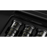 DZOFilm Pictor T2.8 Super35 Zoom 3-Lens Bundle 20-55, 50-125, and 14-30mm PL and EF Mount (Black)