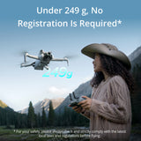 DJI Mini 4 Pro (DJI RC 2) (GL) with Custom Insert Hard-Shell Storage Case and 128GB Memory Card