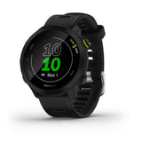 Garmin Forerunner 55 GPS Running Smartwatch (Black) with Charging Stand