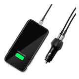 CODi 20W Dual Port Car Charger with USB-C and USB-A Quick Charge 3.0 Outputs (Black)