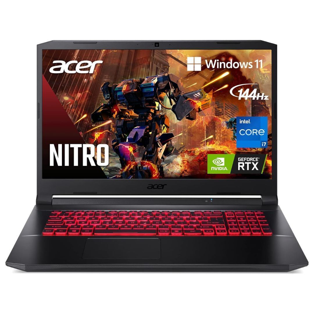 Acer Nitro 5 AN517-54-79L1 17.3 Gaming Laptop Intel Core i7-11800H and NVIDIA GeForce RTX 3050Ti GPU