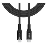 CODi 6-Feet Braided Nylon USB-C to USB-C Charge and Sync Cable with Aluminum Housings